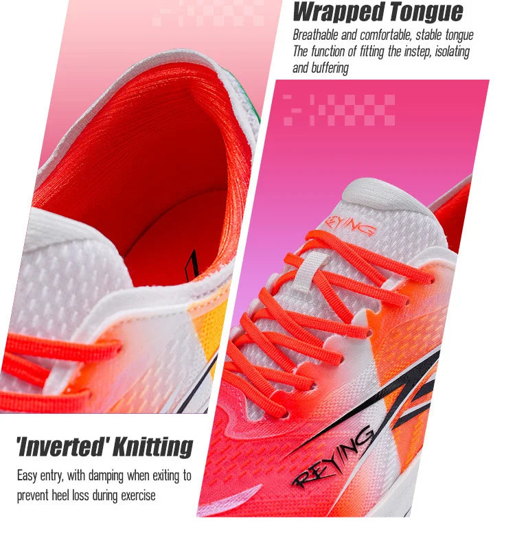 IRUNSVAN Fast Burning 1.0 Carbon Plate Marathon Training Running Shoes Breathable, Protective Arch, Shock Absorbent, Lightweight