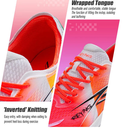 IRUNSVAN Fast Burning 1.0 Carbon Plate Marathon Training Running Shoes Breathable, Protective Arch, Shock Absorbent, Lightweight