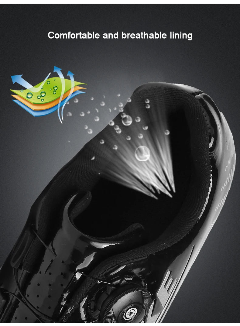New Men's and Women's Bicycle Shoes,Outdoor Cycling Shoes,Three Functional Soles,Professional Training Shoes