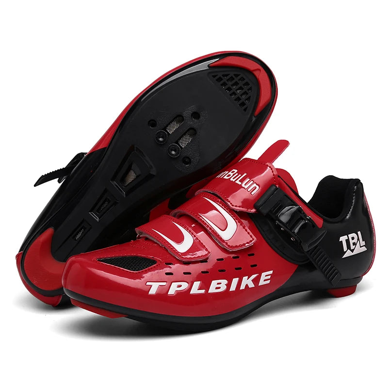 New Men's and Women's Bicycle Shoes,Outdoor Cycling Shoes,Three Functional Soles,Professional Training Shoes