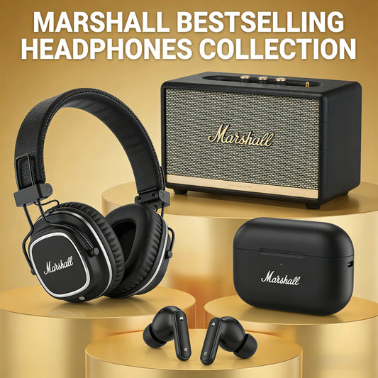 Marshall Motif II ANC True Wireless Earbuds Bluetooth 5.2 Noise Cancelling Headphones In-Ear Earphones with Mic HK Version
