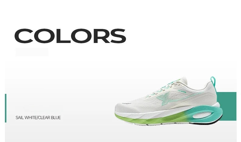 Xtep Lingbu 2.0 Running Shoes Male 2025 Spring ACE Support Feather Foam Sports Shoes  Stability Advanced Sneakers 875119110001