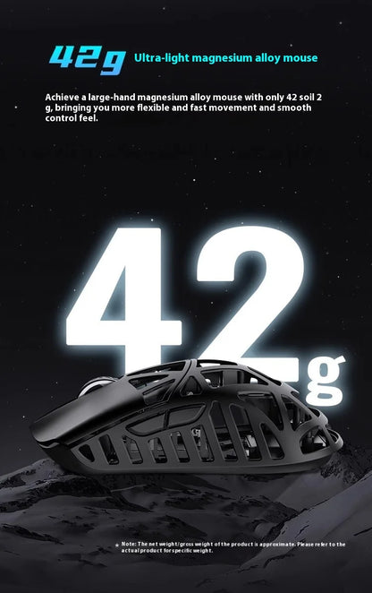 WLmouse Beast X Max Wireless Gaming Mouse with PAW3950HS Sensor, Magnesium Alloy, 8K Polling Rate, Ultra-Lightweight Wireless Gaming Mouse