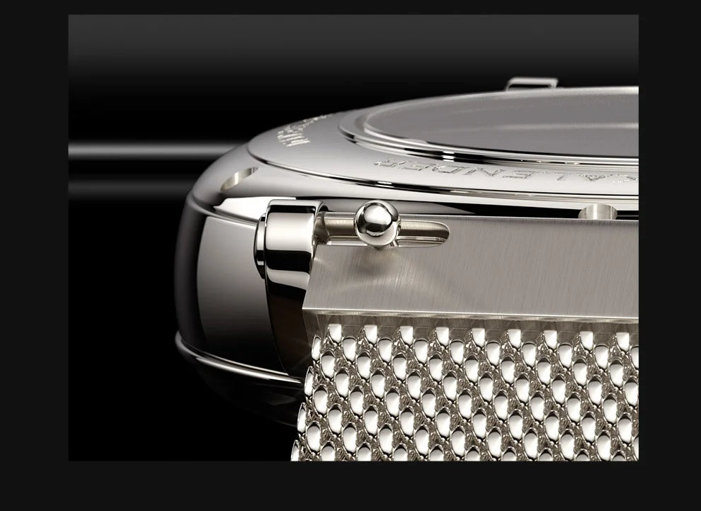 Luxury Brand Switzerland LOBINNI Ewiger Kalender Automatische mechanische Herrenuhr Saphirglas Multifunktionsuhr L13019-8