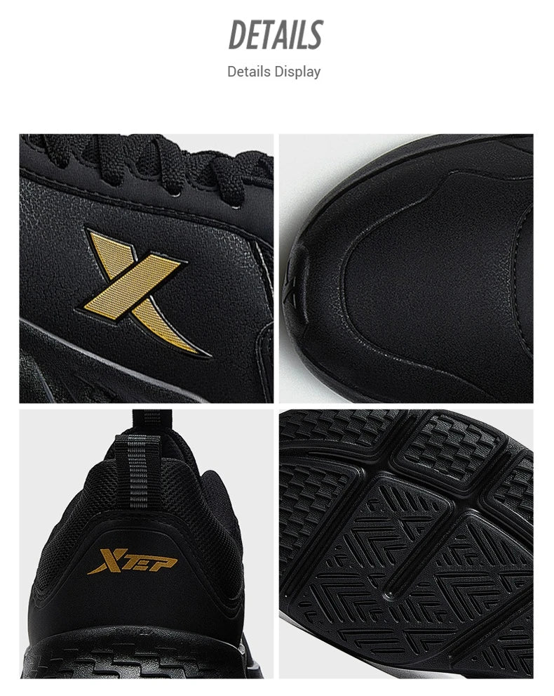 Xtep Men's Running Shoes Lightweight Surface Training Comfortable Breathable Jogging Stability Outdoor Shoes 879419110032