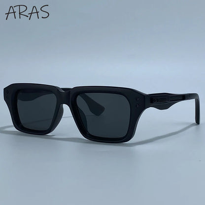 Polarized Classic Square Sunglasses Men 2026 Luxury Brand Steampunk UV400 Driving Sun Glasses For Male Trendy Small Frame Shades
