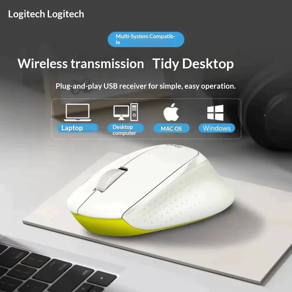 Mouse professionale da ufficio Logitech M330, compatto, silenzioso, facile da trasportare, confortevole al tatto e progettato specificamente1