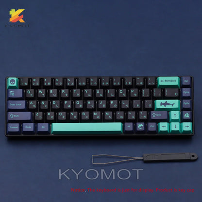 KYOMOT GMK Hammerhead Keycaps PBT Dye Sub 148 Keys Cherry Profile Keycap for MX Switch DIY Layout IKBC Filco Mechanical Keyboard