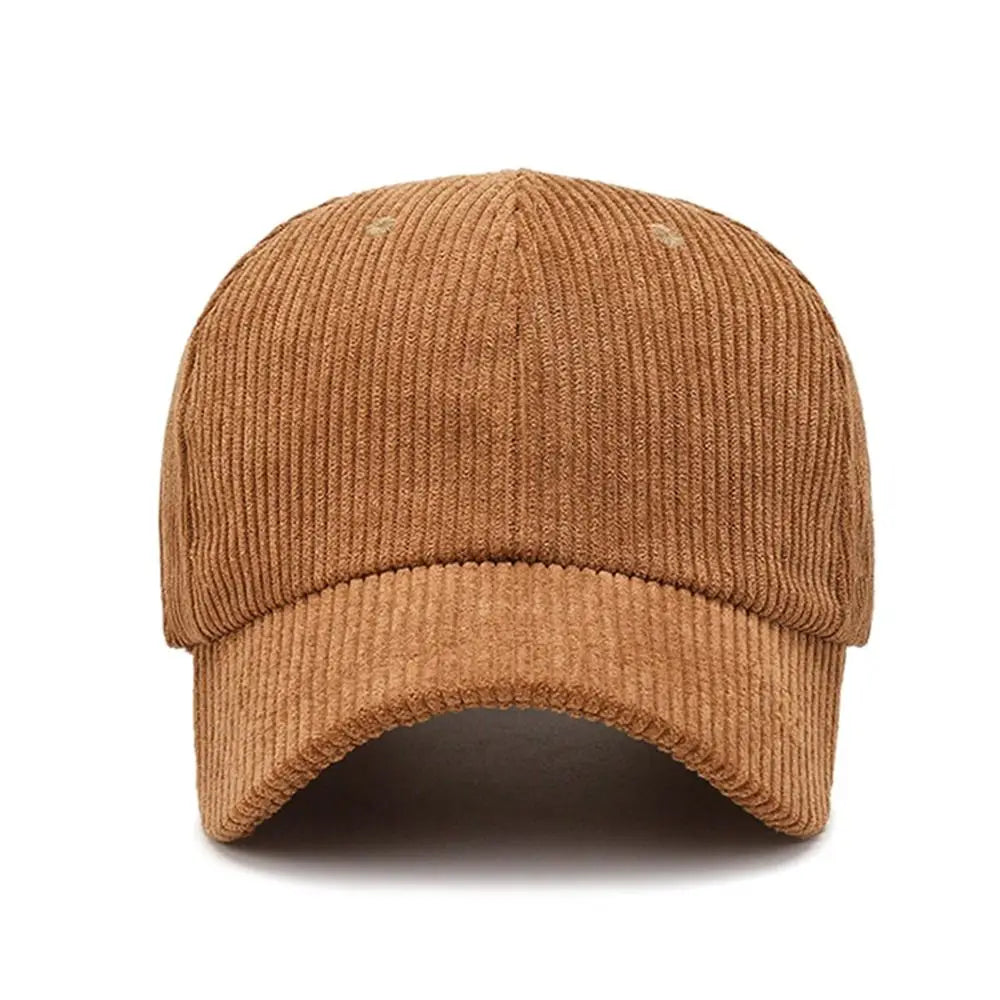 Unisex kordbársony baseball sapka, állítható napellenző sapka, hiphop sapka, férfiaknak