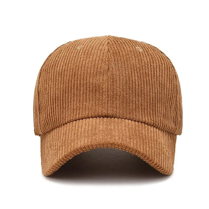 Unisex kordbársony baseball sapka, állítható napellenző sapka, hiphop sapka, férfiaknak
