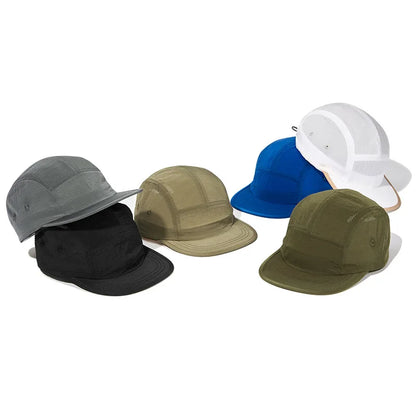 Ultrakönnyű futósapkák férfiaknak és nőknek, gyorsan száradó szabadtéri sport sapkák, kerékpáros, terepfutó és maratoni snapback sapkák