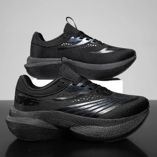 Scarpe da corsa nuove con piastra in carbonio per maratona, da uomo, sportive, traspiranti, leggere, comode da donna, sneakers atletiche antiscivolo casual