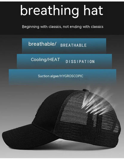 Big Head Man Plus Size Baseball Cap Summer Cotton Mesh Trucker Hat 3d Large Size Snapback 56-60cm 60-68cm OVERSIZE