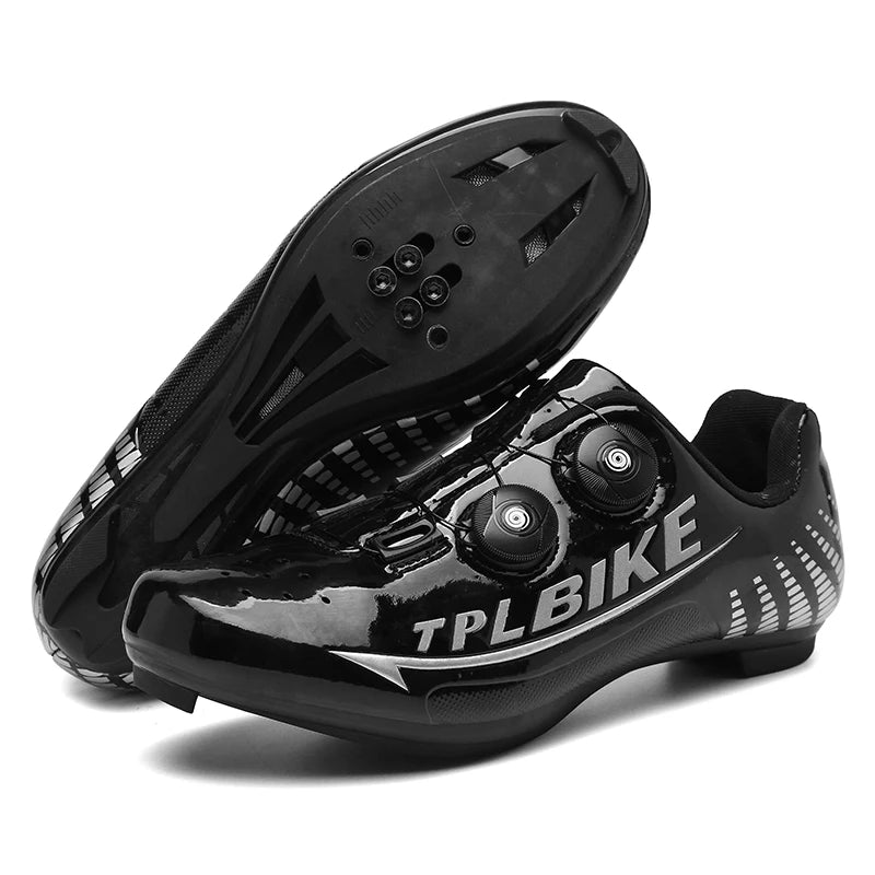 New Men's and Women's Bicycle Shoes,Outdoor Cycling Shoes,Three Functional Soles,Professional Training Shoes