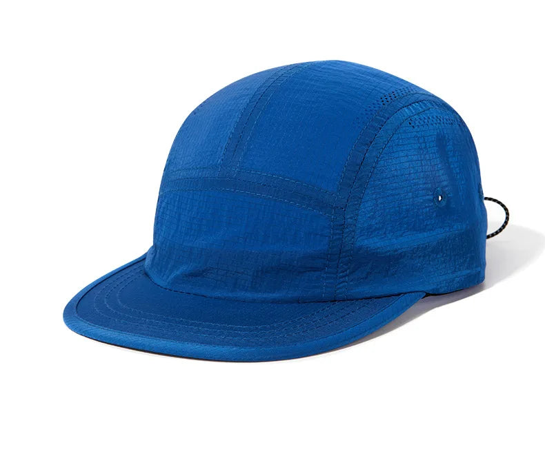 Ultrakönnyű futósapkák férfiaknak és nőknek, gyorsan száradó szabadtéri sport sapkák, kerékpáros, terepfutó és maratoni snapback sapkák