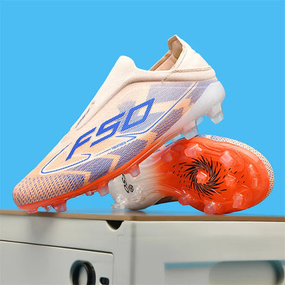 New Men Soccer Shoes Match Indoor Hot-selling Outdoor Football Boots Grass Cleats High-top Futsal Sneakers Non-Slip High-quality