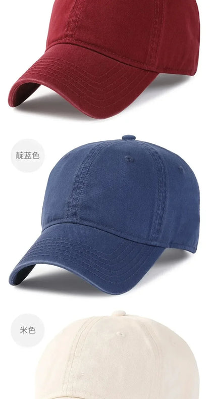 Egyszínű, nagy méretű, 63 cm-es, puha pamut baseball sapka férfiaknak; klasszikus plusz snapback sapka nőknek; golfos napellenző sapka 59–62 cm