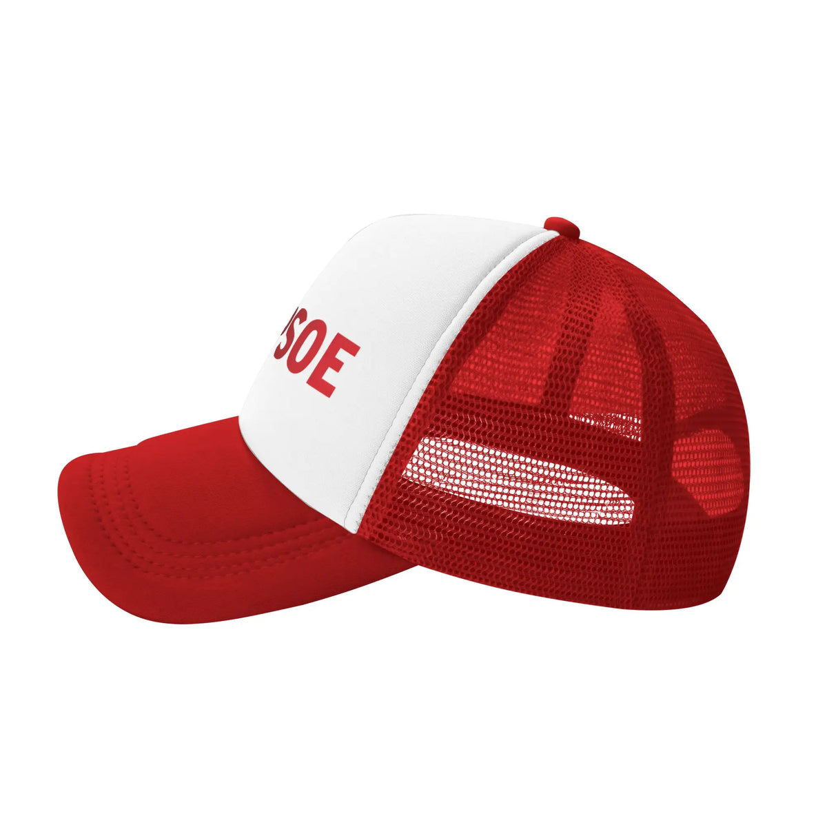 PSOE-logo, Pedro Sanchez, verkkokangas-trucker-lippis, trendikäs kesäinen, hengittävä, verkkokangaspohjainen baseball-lippis, säädettävä, vapaa-ajan käyttöön