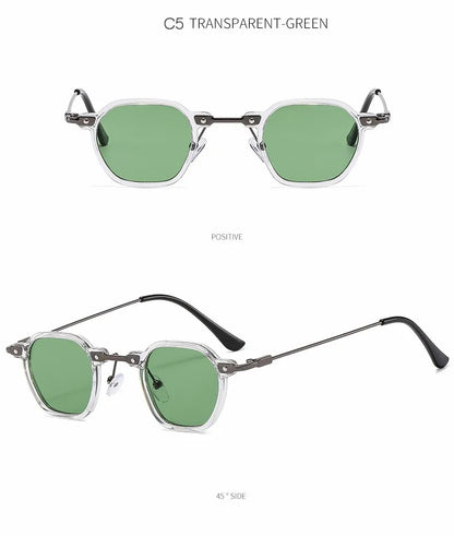 2025 Small Square Sunglasses Riding Driving Sun Glasses Women Men Brand Designer Metal Frame Eyewear Shades Oculos De Sol UV400