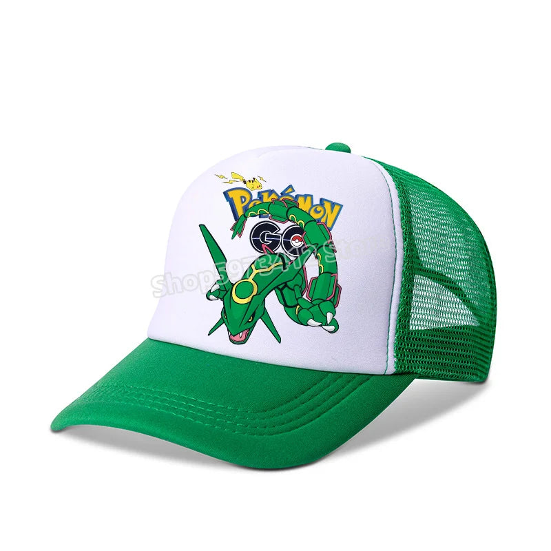 Pokémon baseball sapka Pikachu Charizard Gengar anime csúcsos sapka gyerek felnőtt nyári szabadtéri sport sapkák fiú alkalmi divat sapka ajándék