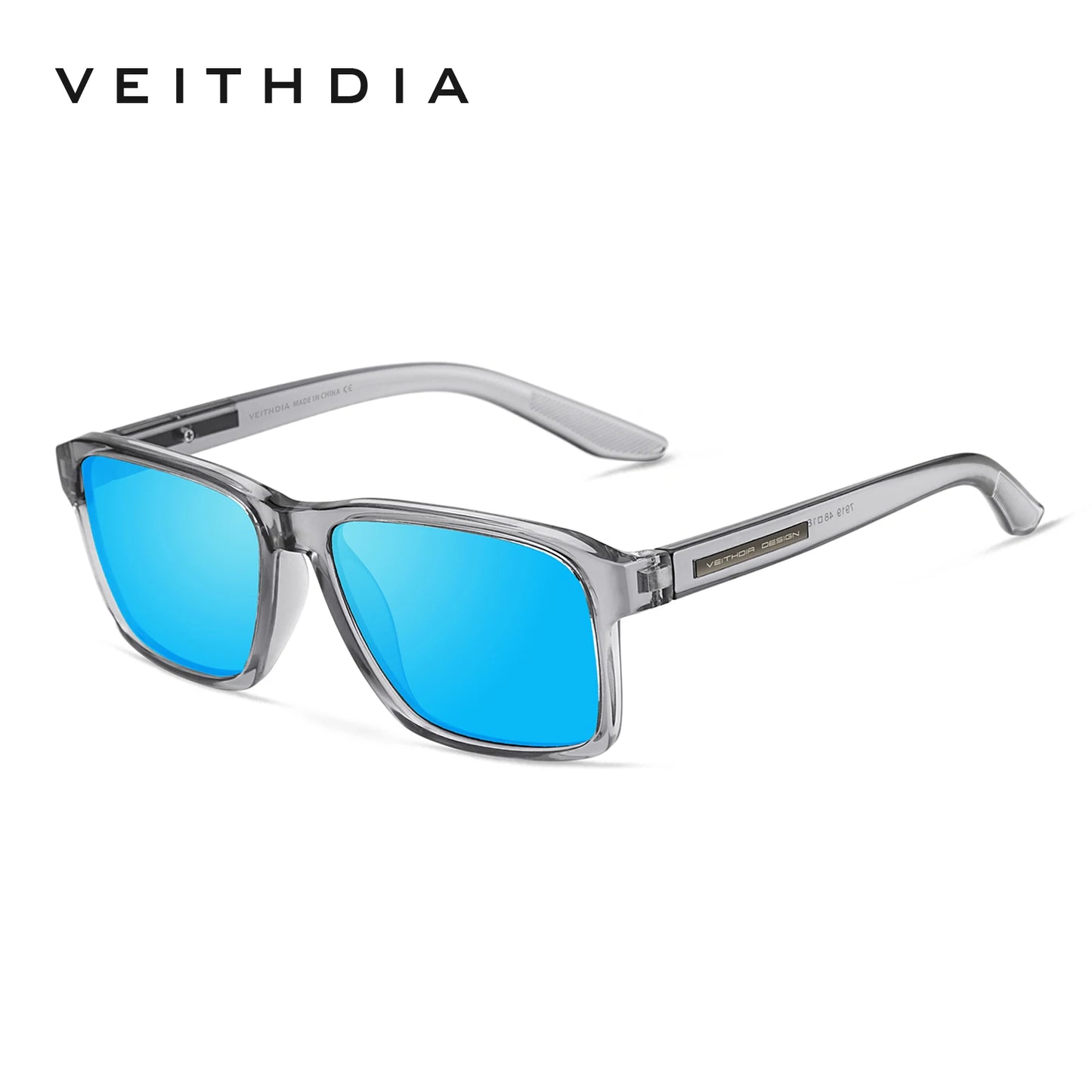 VEITHDIA Polarized UV400 Sunglasses Fashion Photochromic Gradient Mirror Lens Sports Driving Eyeglasses for Men And Women X7919