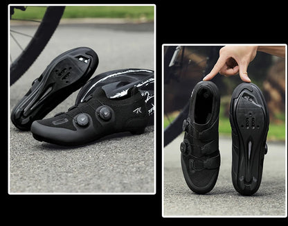 Professional Men Cycling MTB Shoes Route Cleats Speed Road Bike Sneaker Racing Women Flat Bicycle Mountain Spd Biking Footwear