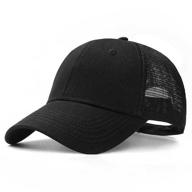 Big Head Man Plus Size Baseball Cap Summer Cotton Mesh Trucker Hat 3d Large Size Snapback 56-60cm 60-68cm OVERSIZE