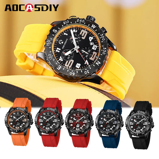 Quartz Wristwatch Men's Watches ENDURANCE Wristwatch Casual Men Watch Luxury Waterproof Luminous Chronograph Date reloj hombre