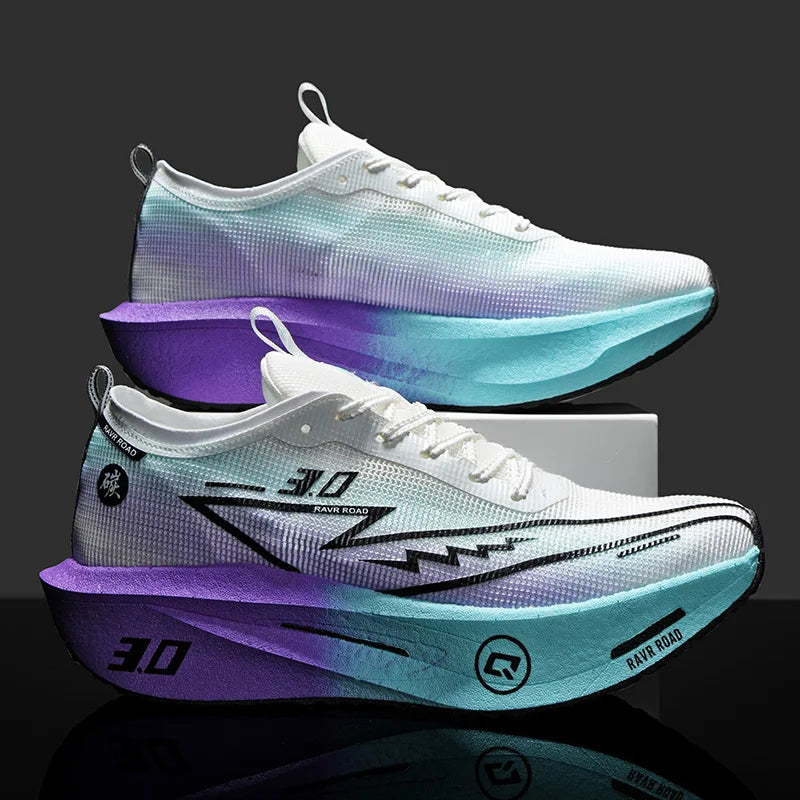 Running Shoes Speciality Men Marathon Sports Carbon Board Breathable Ultralight Women Comfy Athletic Cushion Stability Sneakers