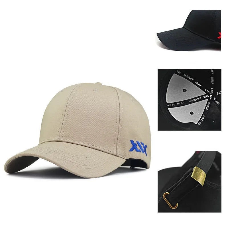 Big Head Man Plus Size Baseball Cap Summer Cotton Mesh Trucker Hat 3d Large Size Snapback 56-60cm 60-68cm OVERSIZE