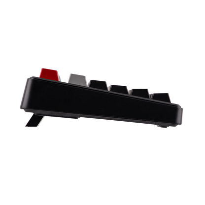 Teclado mecânico sem fios EPOMAKER X AULA F75 MAX Compact 75% ANSI Layout com ligação com fios/Bluetooth/2.4GHz, ecrã TFT e botão rotativo