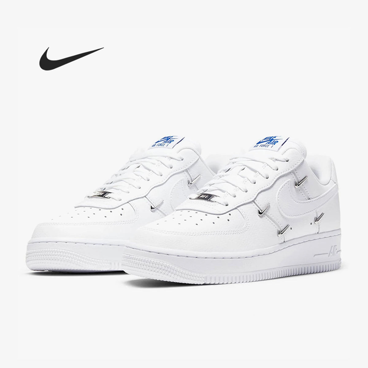Nike originale AIR FORCE 1 Air Force No.1 lave casual skatesko til kvinder CT1990-100
