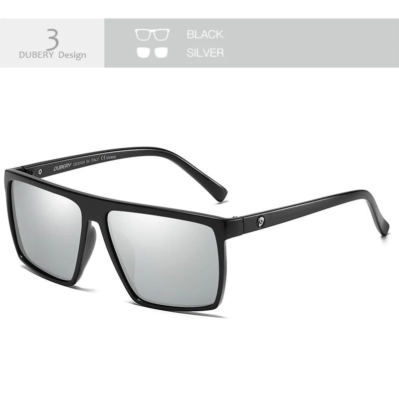 DUBERY Polarized UV400 Protection Sunglasses For Men And Women 8 Colors Model 369