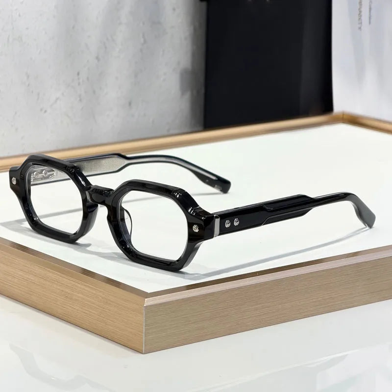 High Quality Sunglasses Project 05 with NFC Chip Rectangle Thick Acetate Handmade Luxury Design UV400 for Men Women Eyeglasses