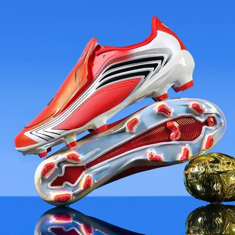Nouvelles chaussures de football pour hommes, baskets de futsal, crampons, chaussures de football, pour terrain en herbe, montantes, pour l'extérieur, antidérapantes, pour l'intérieur, haute qualité, meilleures ventes