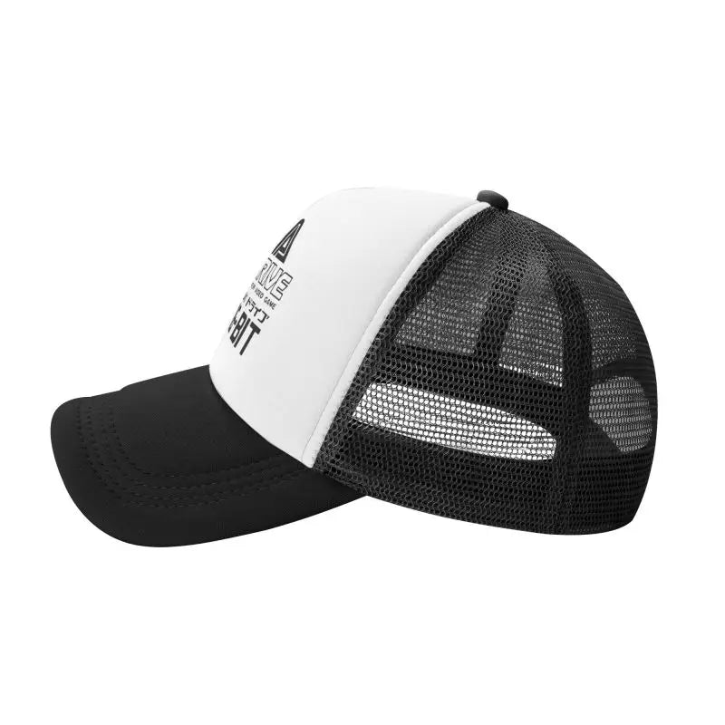 Sega Mega Drive Mesh Baseball Cap Unisex Hip-Hop Snapback Caps Summer Breathable Sun Visor Hat Trucker Adjustable Hats