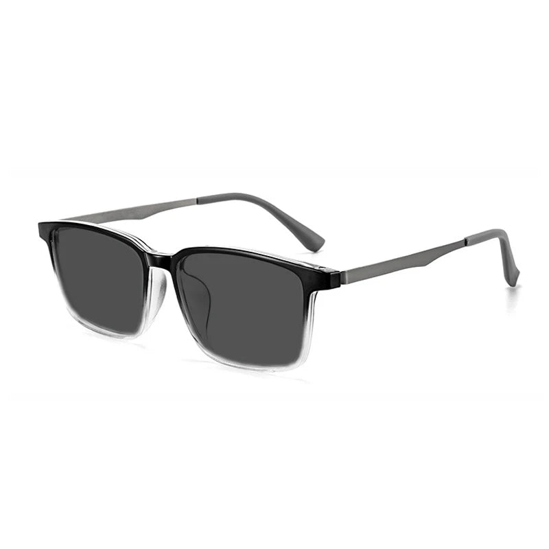 LOERHUNAR High Quality Square Frame TR90 Pure Titanium Myopia Sunglasses for Men Woman UV400 Sunshade Driving Fishing Sunglasses