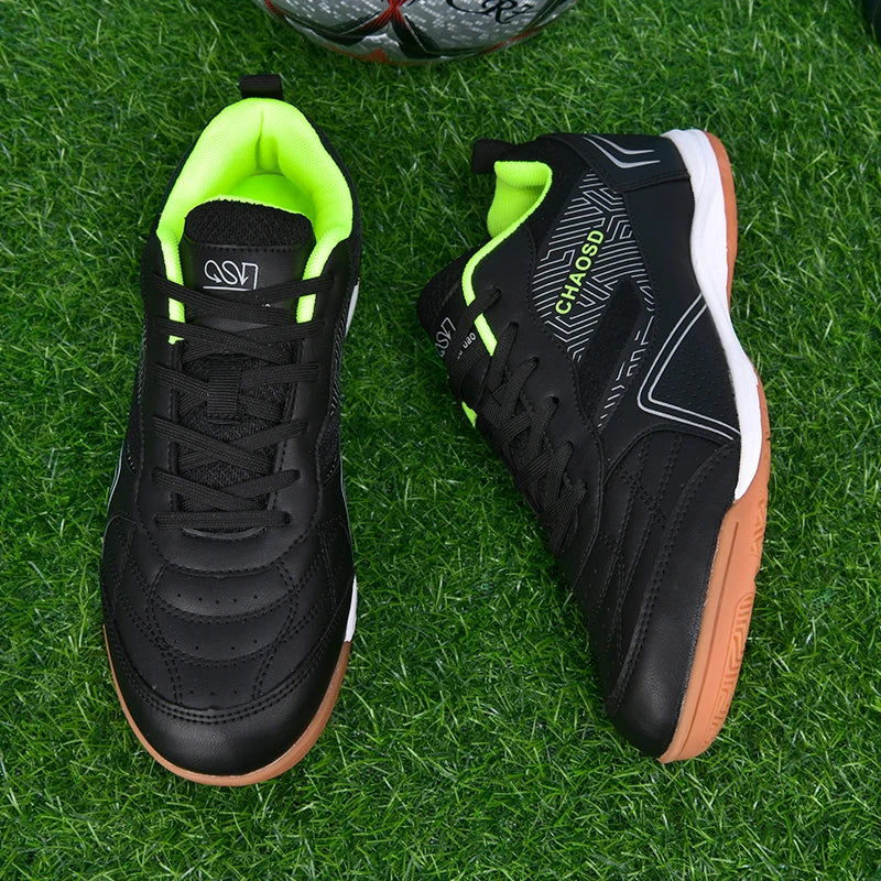 Professionelle fodboldstøvler til mænd, skridsikre futsal-træningssko, slidstærke, ultralette sneakers til udendørs og indendørs brug, unisex
