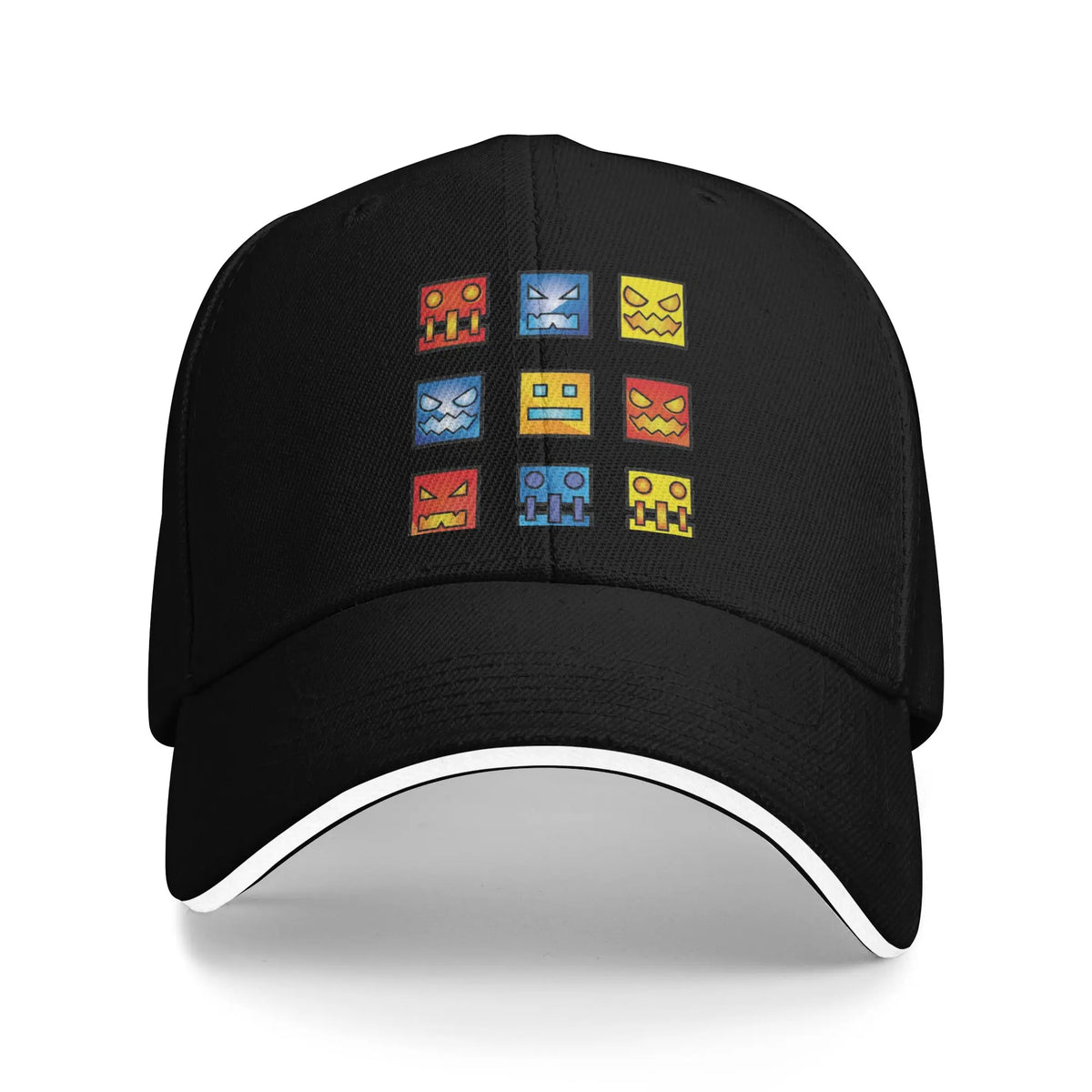 Γεωμετρία Κύβος Gaming Dash Καπέλο μπέιζμπολ Hip Hop Καπέλα τύπου σάντουιτς Unisex Ρυθμιζόμενο καπέλο τύπου «Dad Hat» Αθλητικό