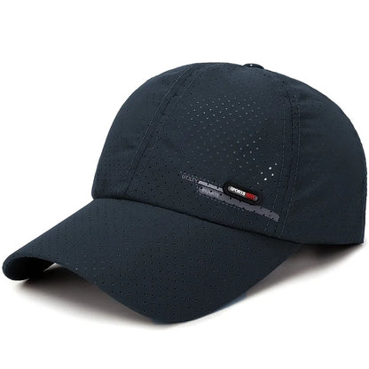 Nyári UV-védő sapkák férfiaknak, gyorsan száradó, UPF 50+, baseball, utazási napellenző, divatos, lélegző napellenző, kültéri horgászsapka
