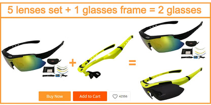 LOCLE Cycling Glasses UV400 Polarized Cycling Sunglasses Men Road MTB Bike Bicycle Glasses Fishing Riding Goggle Cycling Eyewear