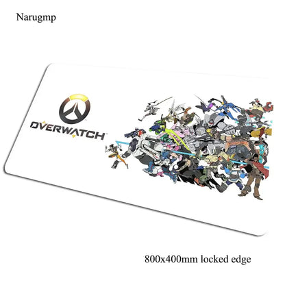 Overwatch mouse pad 80x40cm gaming mousepad game Halloween Gift large mouse pad gamer computer desk big mat notebook mousemat PC