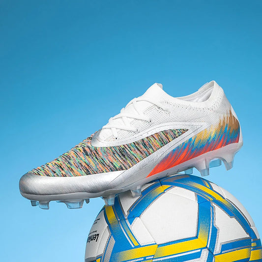 Nuove scarpe da calcio da uomo per partita e allenamento, tacchetti antiscivolo con tacchetti lunghi FG, ultraleggere da outdoor, sneaker, dropshipping