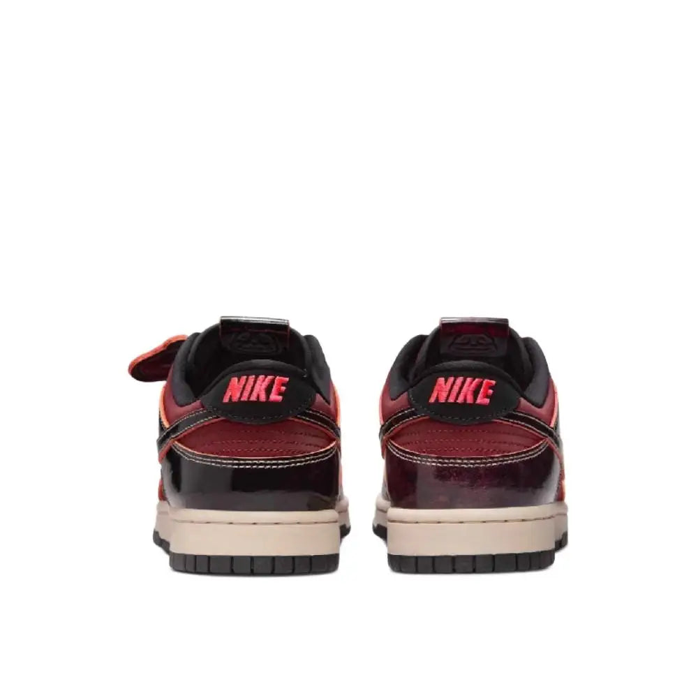 Nike Dunk Low bordó, csúszásgátló, strapabíró, retro, alacsony szárú cipő, uniszex stílus, HQ1965-600