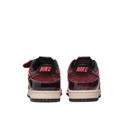 Nike Dunk Low bordó, csúszásgátló, strapabíró, retro, alacsony szárú cipő, uniszex stílus, HQ1965-600