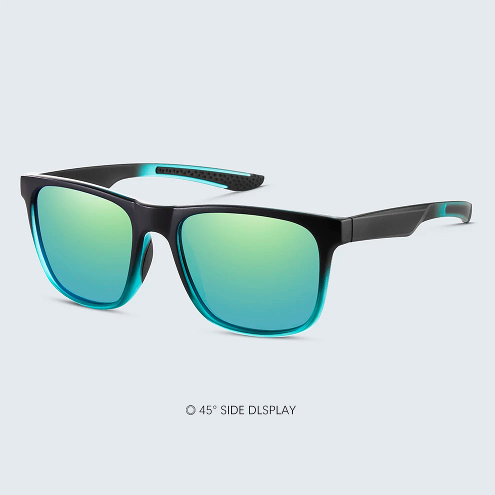 Fashion Sun Glasses Square Polarized Sunglasses man Driving Fishing Luxury Brand Designer UV400 Eyewear