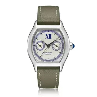 FARASUTE 2024 New 36mm Men's Quartz Watch VH64 Movement Stainless Steel Sports Fashion Sapphire Glass Waterproof Men's Watch