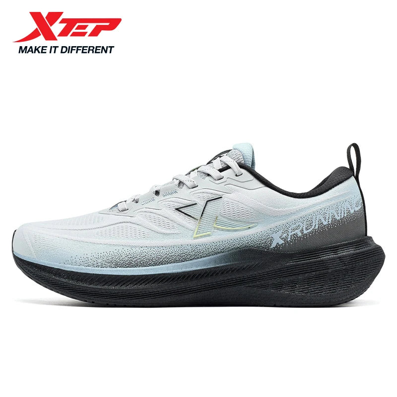 Xtep Running Shoes For Men 2025 Winter Trendy Shock Absorption Cushioning Non-Slip Comfortable Lace Up Sneakers 875419110045