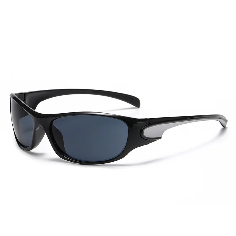New Punk Y2K Sunglasses Women Goggle Luxury Brand Wrap Square Sun Glasses 2000'S Shades Eyewear UV400 Female Designer Eyeglasses