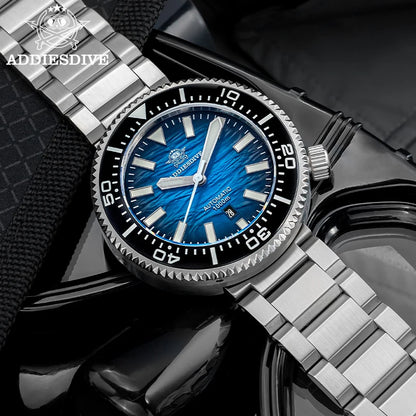 ADDIESDIVE new men's watch sapphire gradient dial BGW9 luminous Japanese 8215 mechanical watch 1000m waterproof watch AD2545